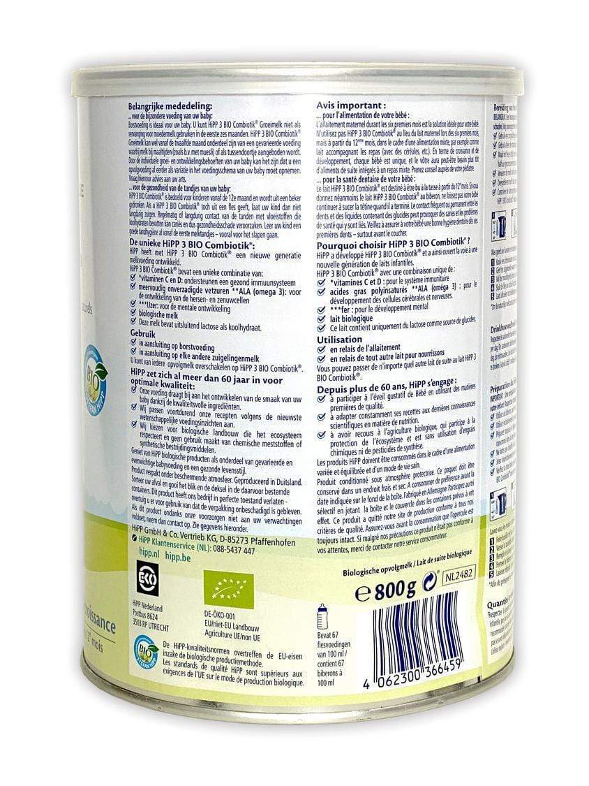 HiPP Dutch Stage 3 12 Months Formula MyOrganicCompany