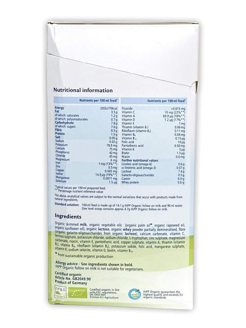Hipp uk stage 2 best sale