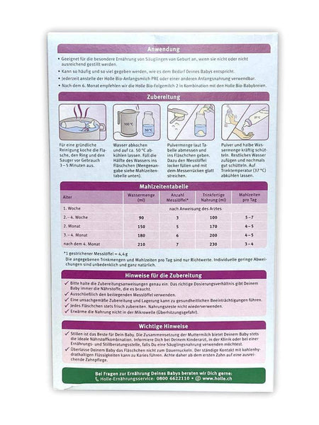 Holle Stage 1 Baby Formula Save 50 on 1st Order