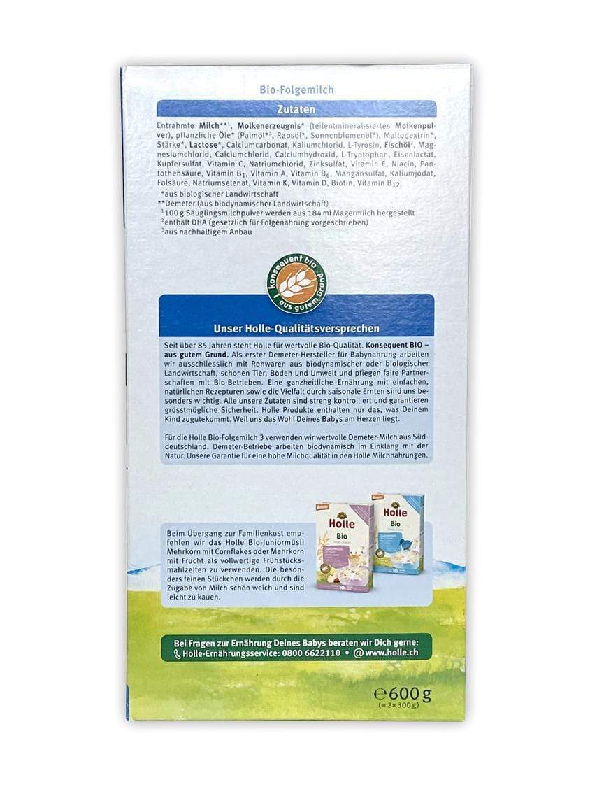 Holle sales 3 formula