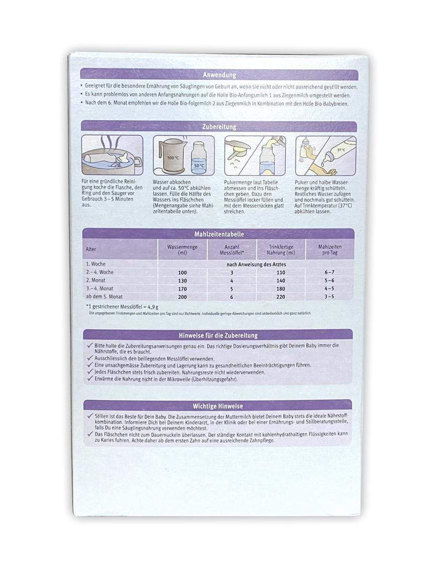 Holle organic cheap goat milk formula