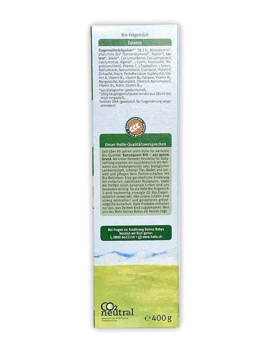 Holle Goat Milk Stage 3 Formula Save 50 on 1st Order