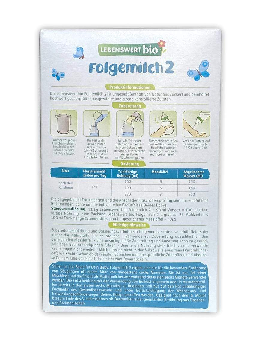 Lebenswert Stage 2 Formula Save 50 on 1st Order